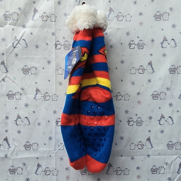 DC Comics Superman Sherpa-Lined Socks - Picture 5 of 5